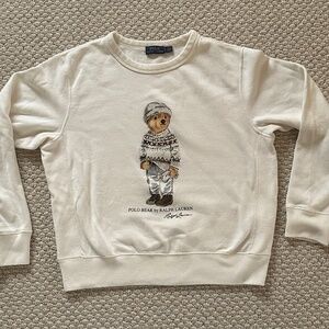 Polo Bear Fleece Crewneck Sweater
